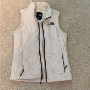 The North Face white XS vest